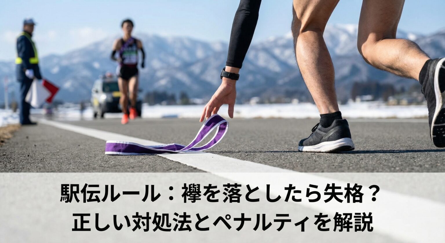 箱根駅伝で襷（たすき）を落としたら即失格？意外と知らない駅伝のルールとペナルティを徹底解説 - マラソペディア